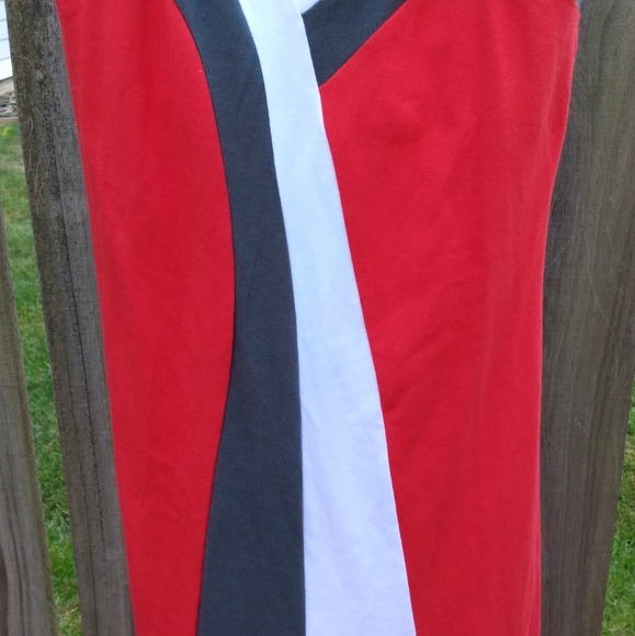 Soybu Athletic Tank Color Block Dress SZ Med - Picture 5 of 12